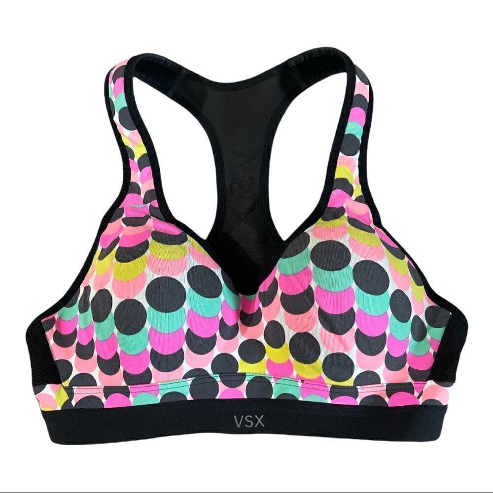 VSX Victoria’s Secret Sports Bra 32B Dots